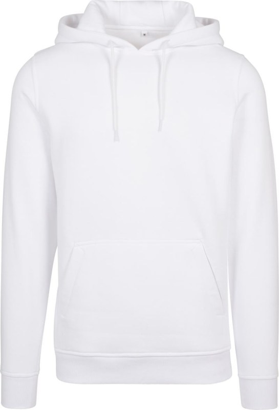 Build your Brand BY 011 Mikina s kapucí z těžké bavlny 56.0011 white