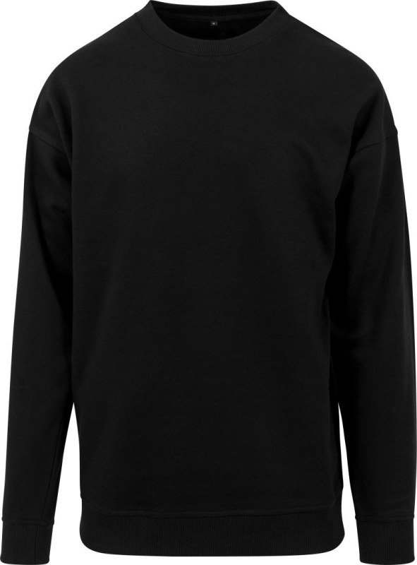 Build your Brand BY 075 Mikina z těžké bavlny 56.0075 black