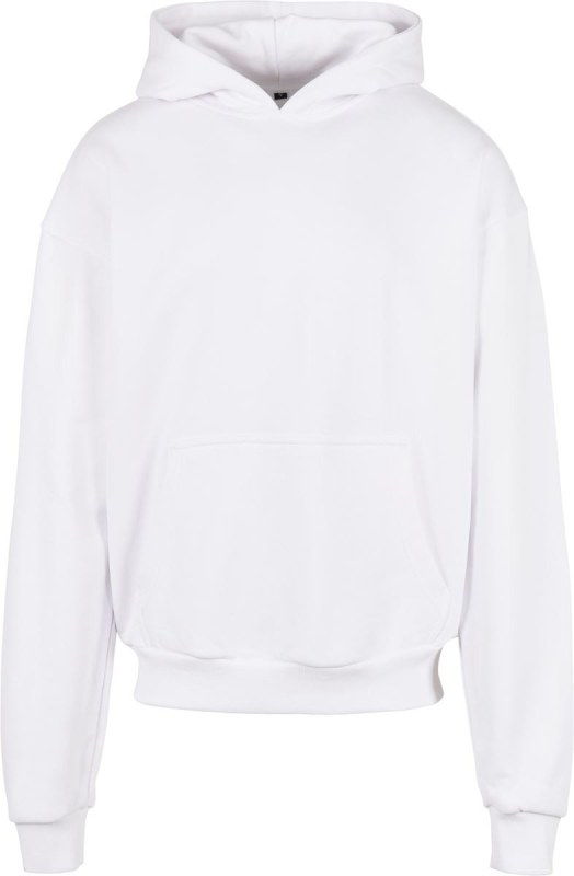 Build your Brand BY 162 Mikina s kapucí z těžké bavlny "Ultra Heavy" 56.0162 white