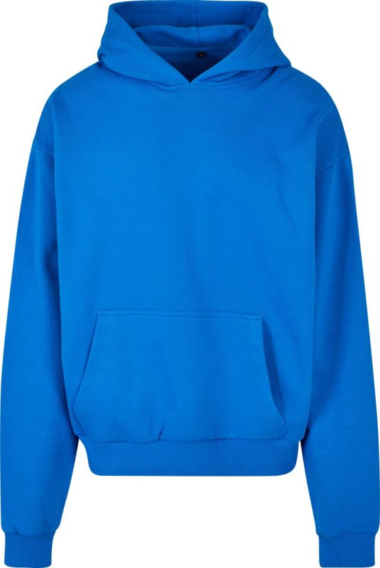 Build your Brand BY 162 Mikina s kapucí z těžké bavlny "Ultra Heavy" 56.0162 cobalt blue