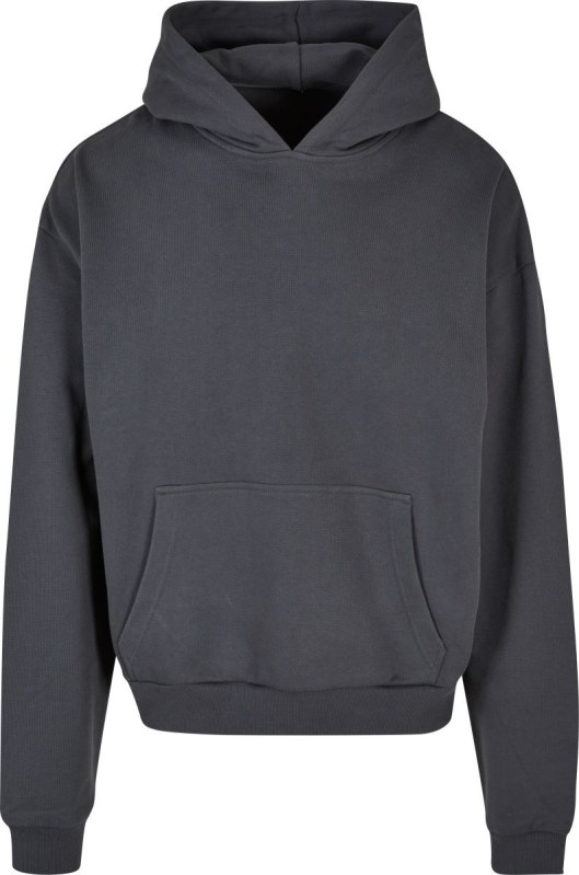 Build your Brand BY 162 Mikina s&nbsp;kapucí z&nbsp;těžké bavlny "Ultra Heavy" 56.0162 dark grey - Dámské oblečení mikiny