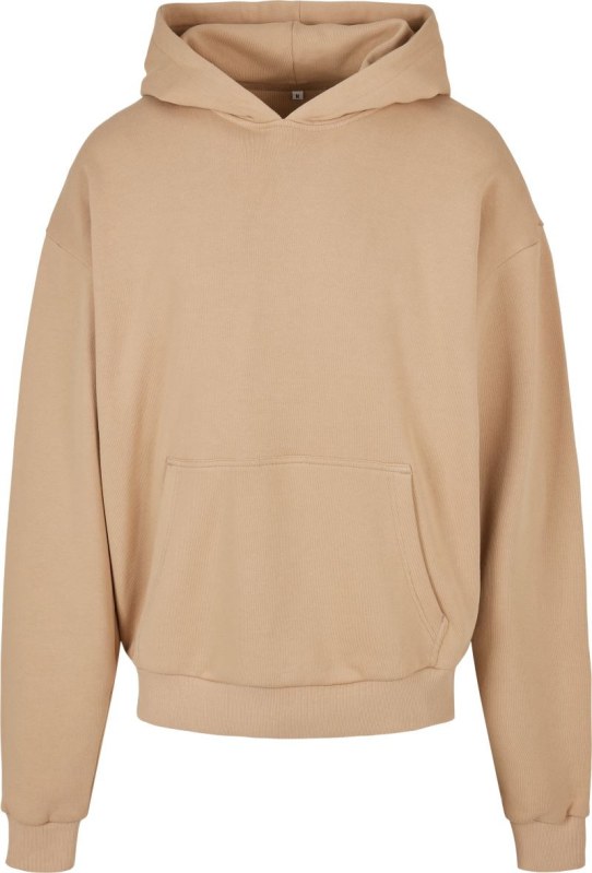 Build your Brand BY 162 Mikina s kapucí z těžké bavlny "Ultra Heavy" 56.0162 union beige