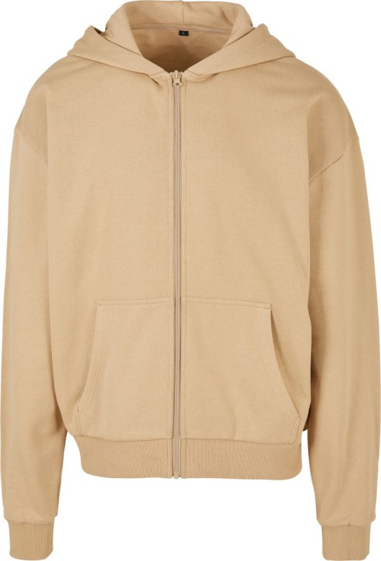 Build your Brand BY 192 Mikina s kapucí z těžké bavlny "Ultra Heavy" 56.0192 union beige