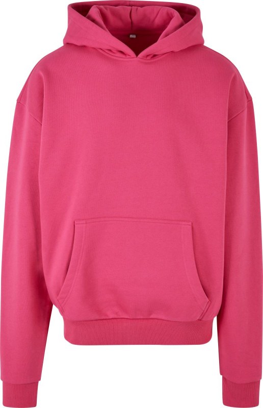 Build your Brand BY 268 Mikina s kapucí z těžké bavlny "Ultra Heavy" 56.0268 hibiscus pink