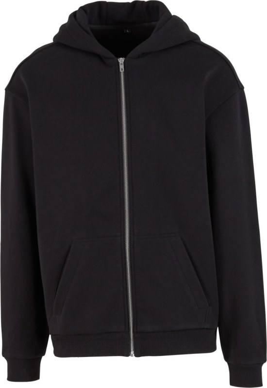 Build your Brand BY 443 Mikina s kapucí z těžké bavlny "Loose Fit" 56.0443 black
