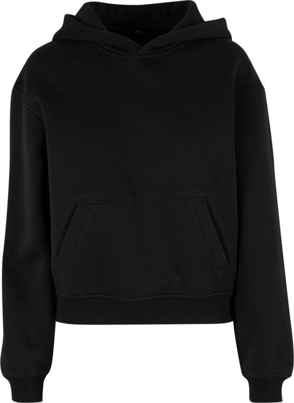 Build your Brand BY 444 Dámská oversize mikina s kapucí "Loose Fit" 56.0444 black