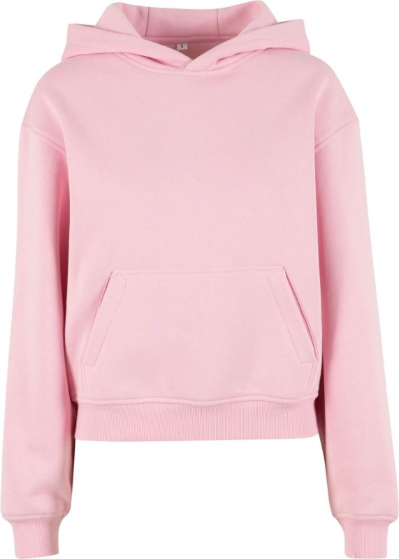 Build your Brand BY 444 Dámská oversize mikina s kapucí "Loose Fit" 56.0444 soft pink