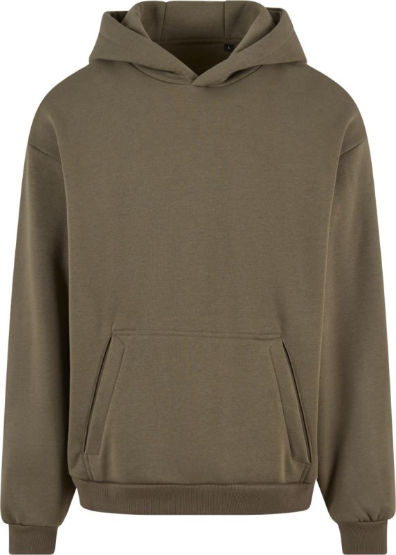 New Morning Studios NM 011 Těžká unisex mikina s kapucí 57.0011 olive
