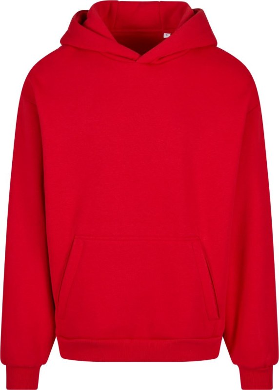 New Morning Studios NM 011 Těžká unisex mikina s kapucí 57.0011 city red