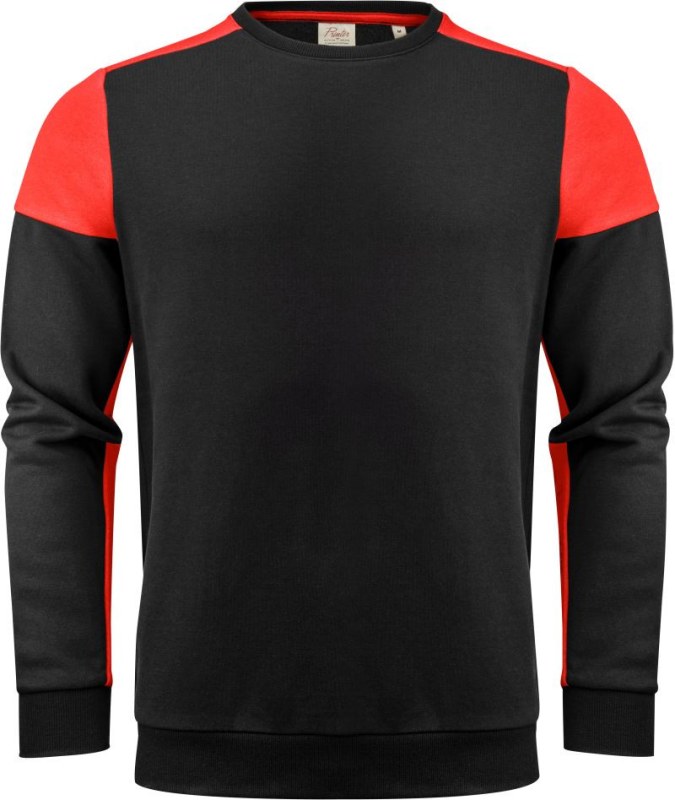 Printer Prime Crewneck Mikina 61.2071 black/red