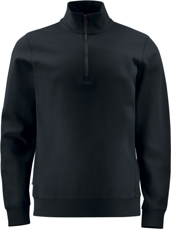 ProJob 2128 Sweatshirt 1/2 Zip Těžká pracovní mikina Doubleface s 1/4 zipem 64.2128 black