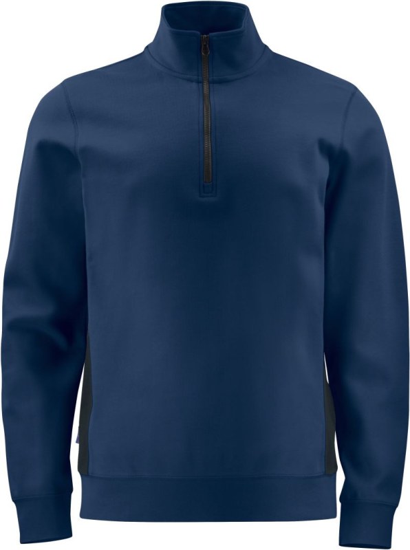 ProJob 2128 Sweatshirt 1/2 Zip Těžká pracovní mikina Doubleface s 1/4 zipem 64.2128 navy