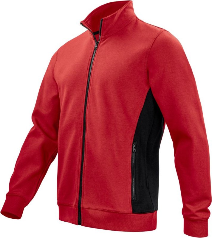 ProJob 2129 Sweatshirt Full Zip Těžká pracovní mikina Doubleface 64.2129 red - Dámské oblečení mikiny