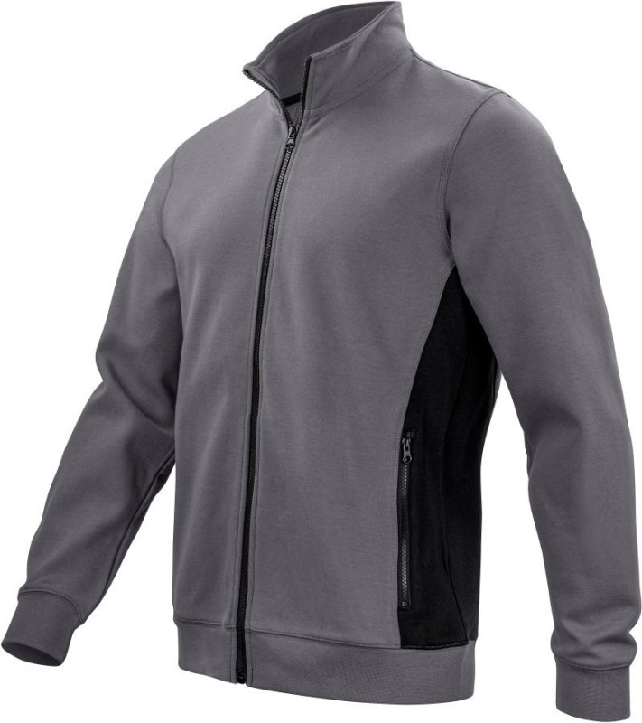 ProJob 2129 Sweatshirt Full Zip Těžká pracovní mikina Doubleface 64.2129 grey