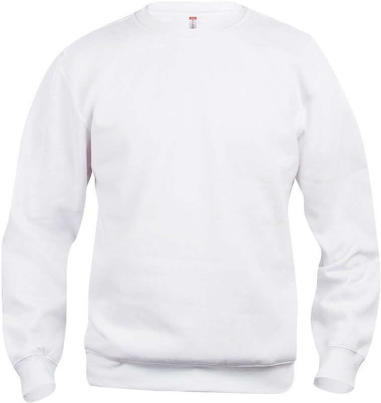 Clique Basic Roundneck Unisex mikina 67.2130 white