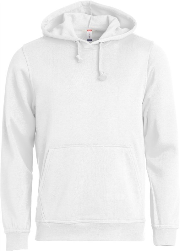 Clique Basic Hoody Unisex mikina s kapucí 67.2131 white
