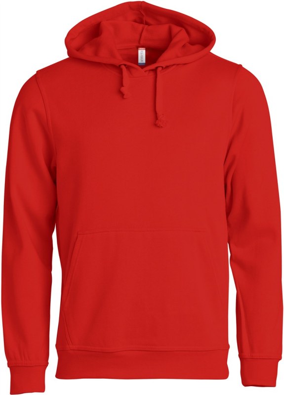 Clique Basic Hoody Unisex mikina s kapucí 67.2131 red