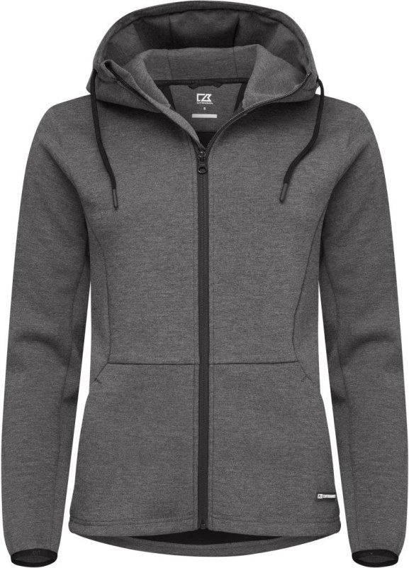 Cutter & Buck Pemberton Jacket Women Dámská mikina s kapucí 68.8419 anthracite melange