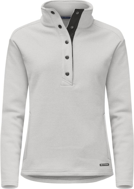 Cutter & Buck Hunts Fleece Women Dámská fleecová mikina "Hunts Point" 68.8429 silver