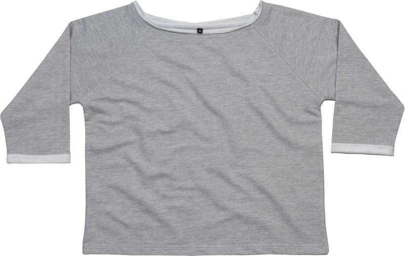Mantis M 128 Dámská mikina "Flash Dance" 70.0128 heather grey melange