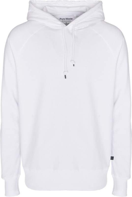 Pure Waste HDUB Unisex mikina s kapucí 74.HDUB white