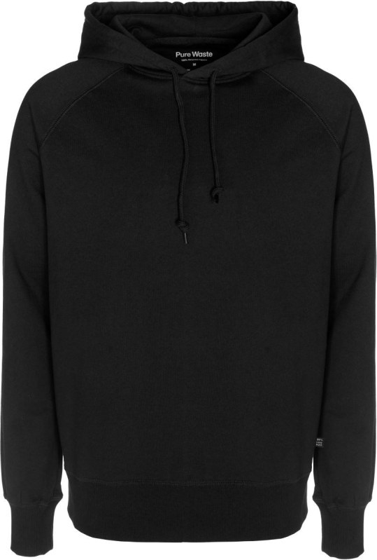 Pure Waste HDUB Unisex mikina s&nbsp;kapucí 74.HDUB black - Dámské oblečení mikiny