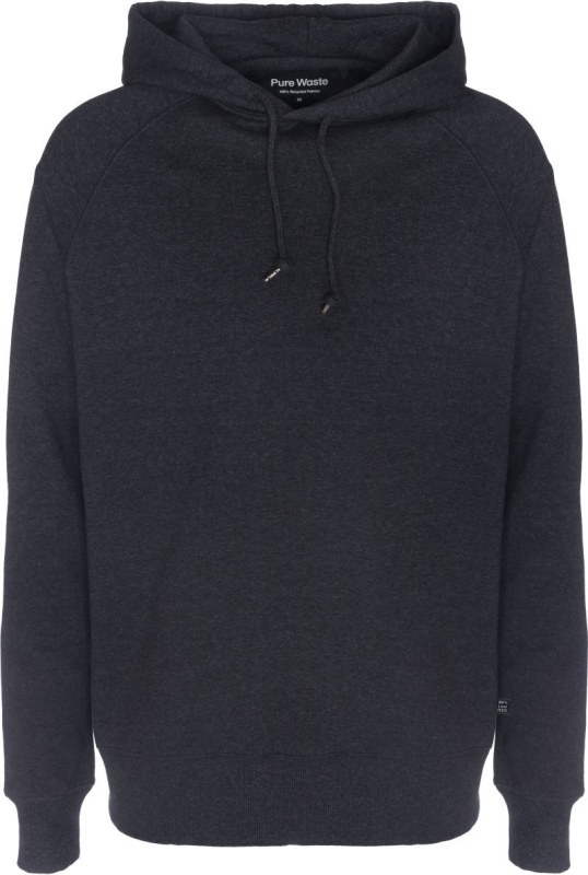 Pure Waste HDUB Unisex mikina s kapucí 74.HDUB anthracite
