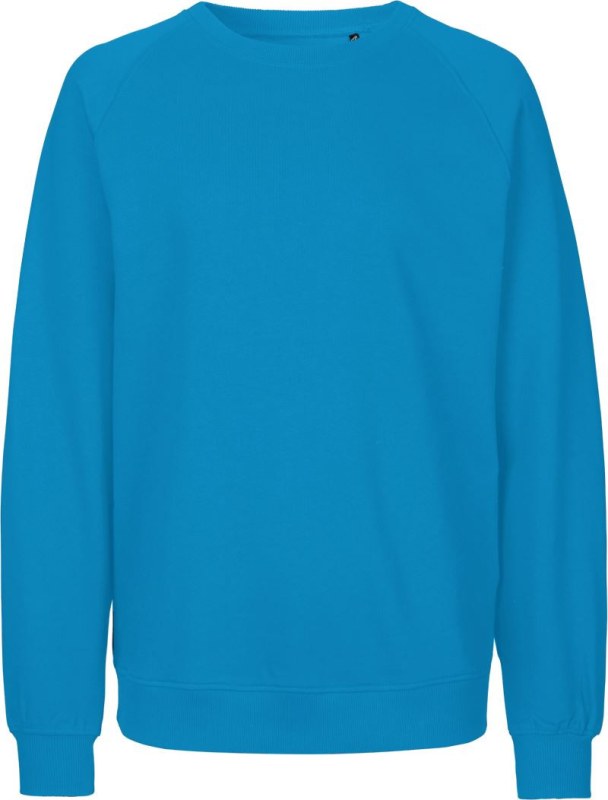 Neutral O 63001 Unisex raglánová mikina z bio bavlny 77.6301 sapphire