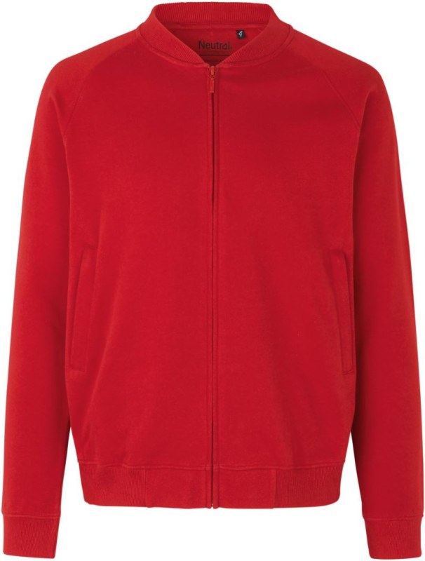 Neutral O 73501 Unisex mikina z bio bavlny 77.7301 red
