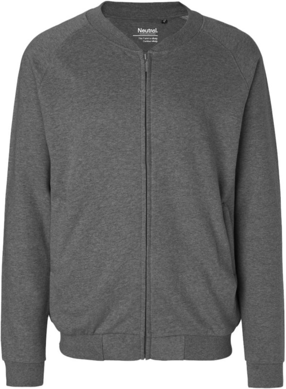 Neutral O 73501 Unisex mikina z&nbsp;bio bavlny 77.7301 dark heather - Dámské oblečení mikiny