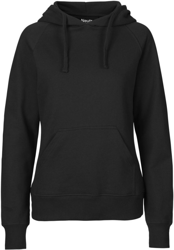 Neutral O 83101 Dámská mikina s kapucí z bio bavlny 77.8311 black