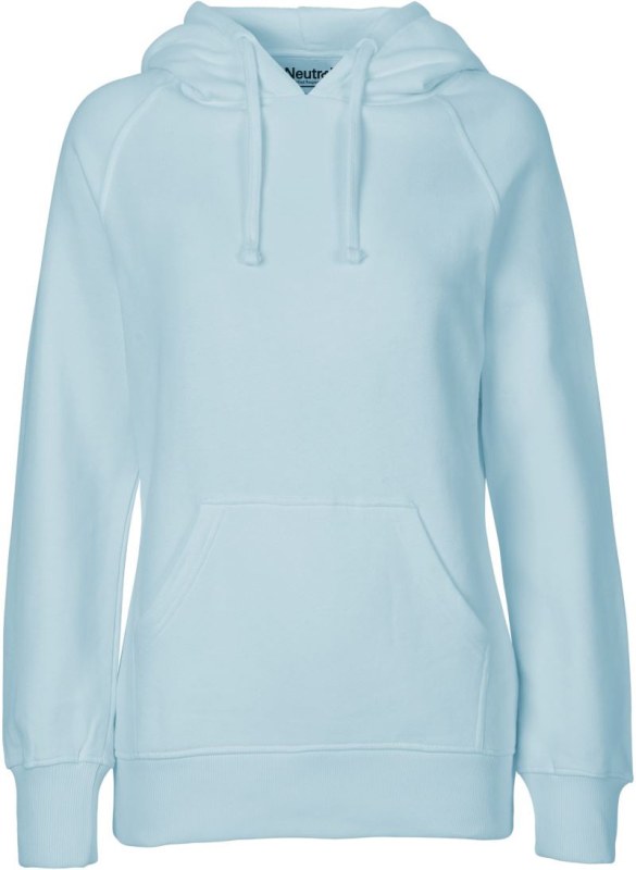 Neutral O 83101 Dámská mikina s&nbsp;kapucí z&nbsp;bio bavlny 77.8311 light blue - Dámské oblečení mikiny