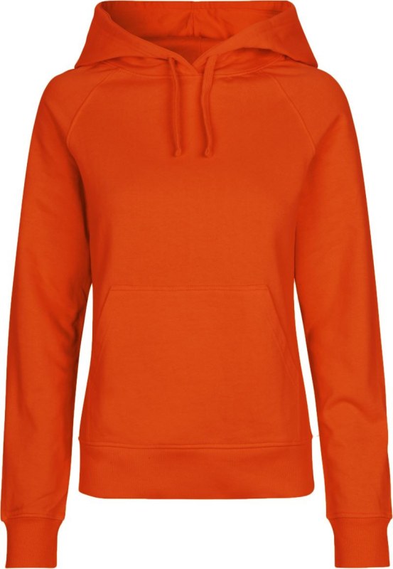 Neutral O 83101 Dámská mikina s kapucí z bio bavlny 77.8311 orange