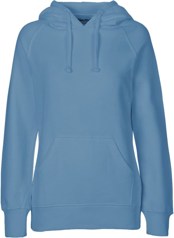 Neutral O 83101 Dámská mikina s kapucí z bio bavlny 77.8311 dusty indigo