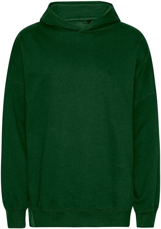 Neutral T 63111 Mikina s kapucí z těžké bio IC bavlny "Tiger" 77.T311 bottle green