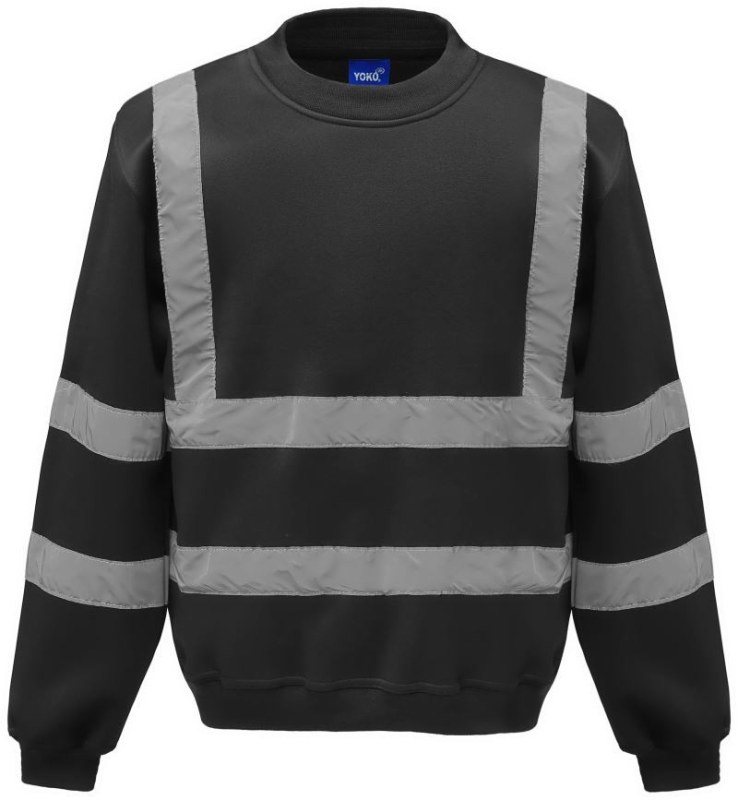 Yoko HVJ 510 Hi-Vis mikina 79.J510 black - Dámské oblečení mikiny