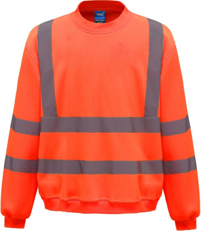 Yoko HVJ 510 Hi-Vis mikina 79.J510 hi vis orange