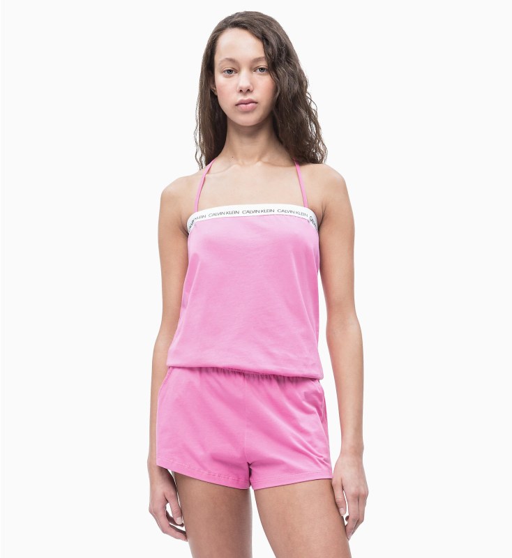 Overál KW0KW00713-658 růžová - Calvin Klein - Dámské oblečení overaly a body