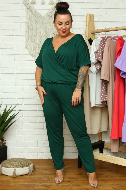 Dámský overal plus size model 169205 Karko - Dámské oblečení overaly a body