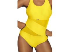 Dámské jednodílné plavky S36-21 Fashion sport žlutá - Self 6263200