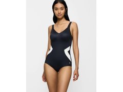 Dámské jednodílné plavky Summer Allure OP černá/bílá - Triumph