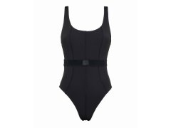 Dámské jednodílné plavky Monogram Rib KW0KW02151-BEH - Calvin Klein 7229822
