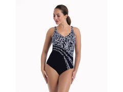 Style Dirban Care-jednodílné plavky 6318 marine-bílá - Anita Care