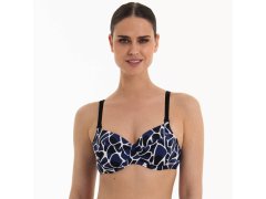 Style Smilla Top Bikini - horní díl 8328-1 schwarz/pool blue - Anita Classix