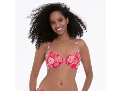 Style Paulina Top Bikini - horní díl 8825-1 cranberry - RosaFaia