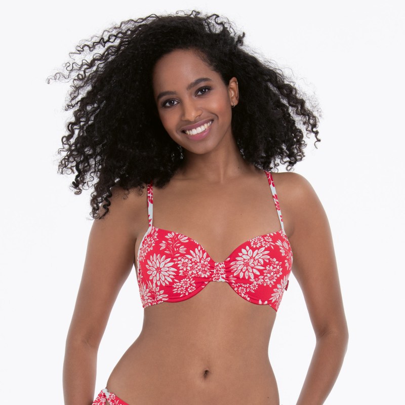 Style Paulina Top Bikini - horní díl 8825-1 cranberry - RosaFaia - Dámské oblečení plavky dámský horní díl