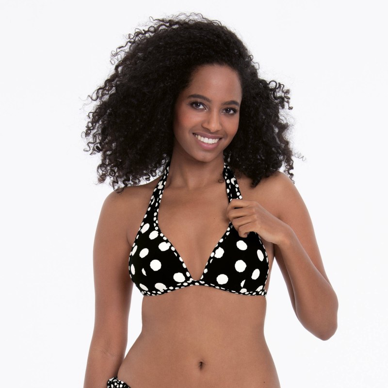 Style Mina Top Bikini - horní díl 8790-1 černobílá - RosaFaia - Dámské oblečení plavky dámský horní díl