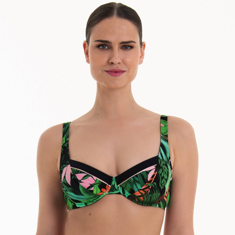 Style Milla Top Bikini - horní díl 8349-1 smaragd - Anita Classix