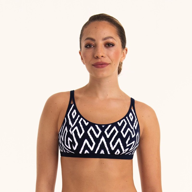 Style Alia Top Care-bikini-horní díl 6555-1 dark blue - Anita Care - Dámské oblečení plavky dámský horní díl