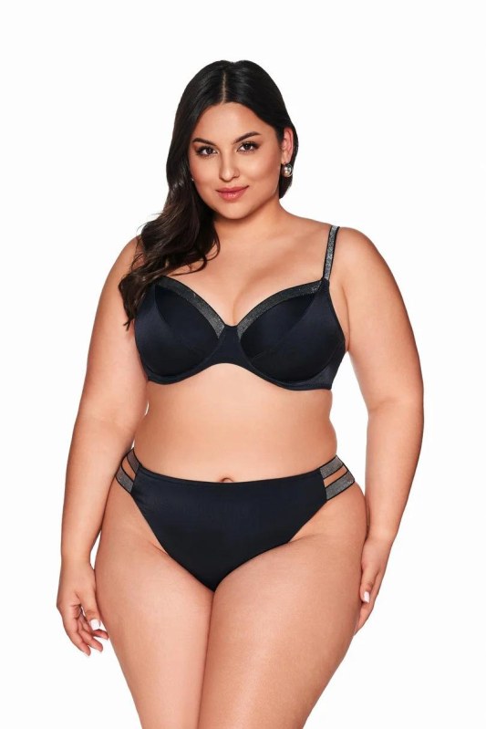 PLAVECKÉ KALHOTKY SF 225/16/B ČERNÉ - Dámské oblečení plavky dámský spodní díl